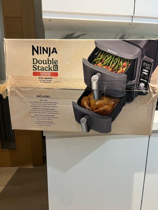 Фритюрниця NINJA Double Stack XL SL400/Сірий/Нова/Запакована/Оригінал