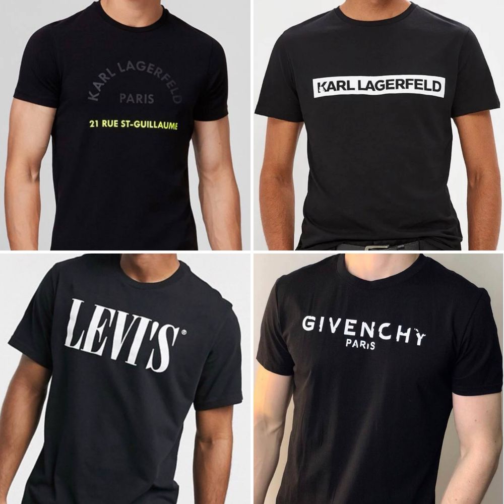 Мужские футболки Levi’s Trussardi Bikkembergs karl lagerfeld шорты