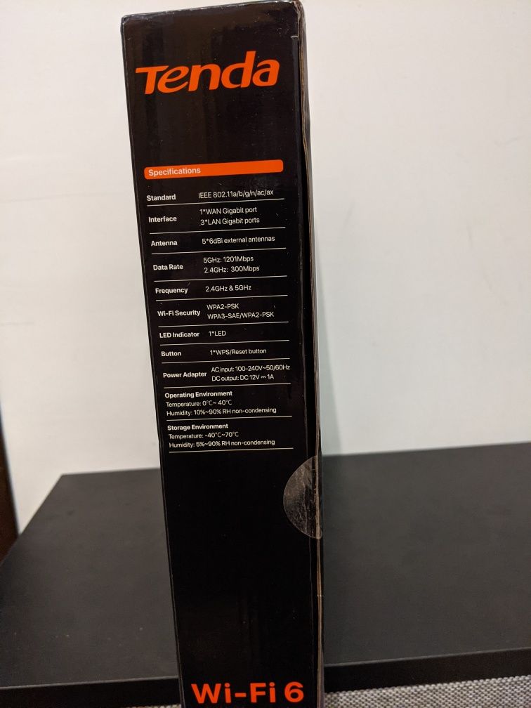 Tenda AX1500 RX2 Pro маршрутизатор роутер Router
