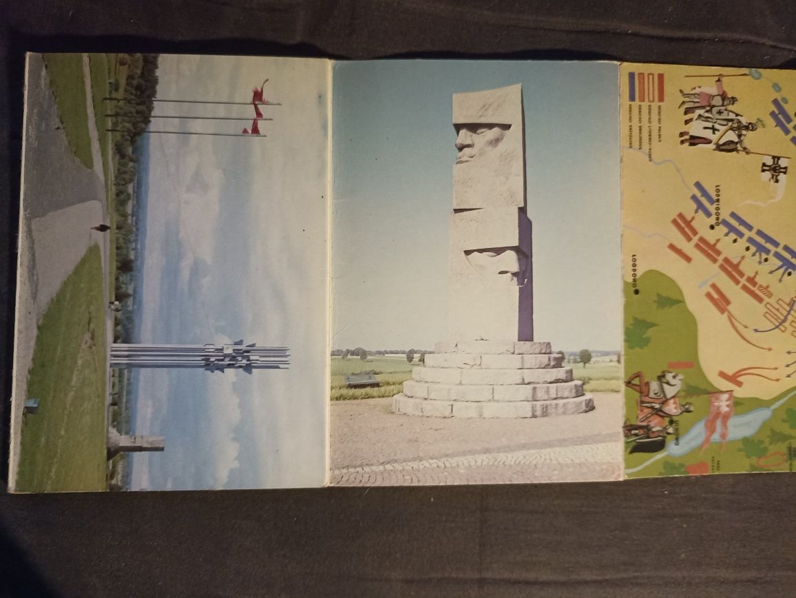 9 pocztówek połączonych w zestaw z Grunwaldu Rok wydania 1987