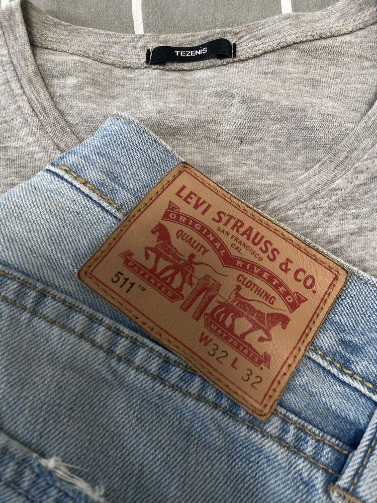 Джинсы Levis 511 + футболка Tezenis