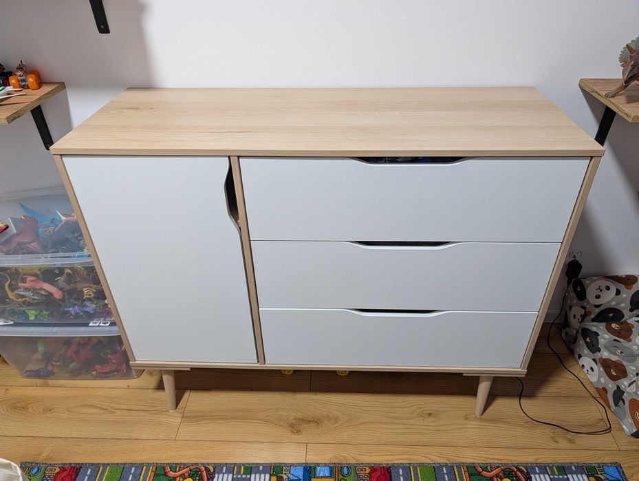 KLUPŚ Komoda SOFIE buk-biały