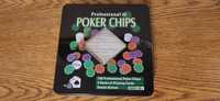 Zestaw do pokera Poker Chips  metalowa skrzynka gra poker