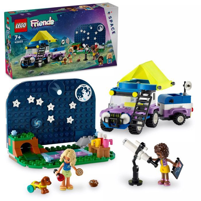LEGO Friends Kamper z mobilnym obserwatorium gwiazd 42603. LEGO