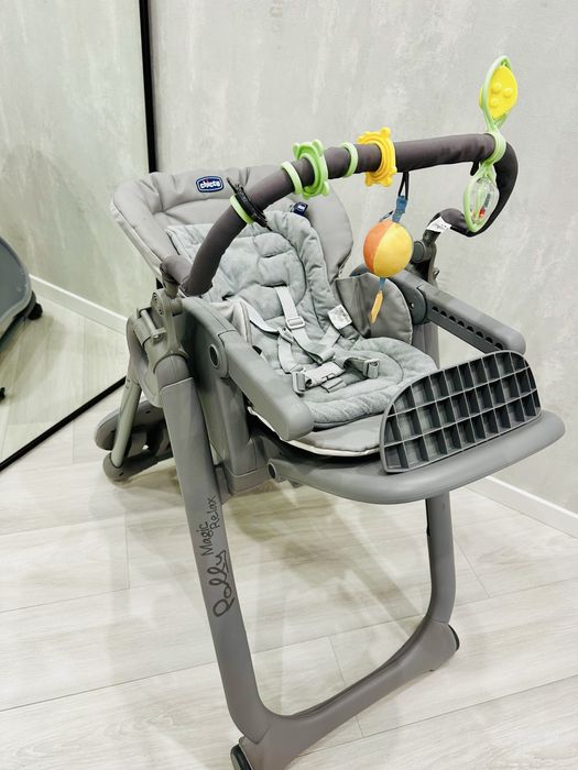 Стульчик для годування/шезлонг з народження Chicco  Polly Magic Relax