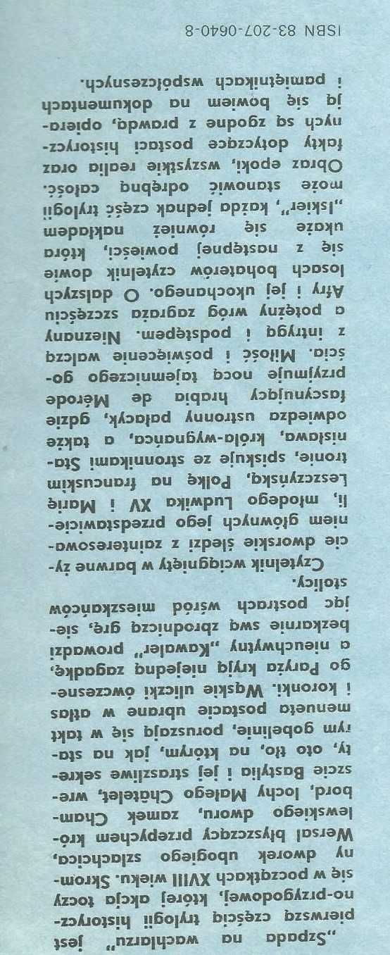 Talerz z Napoleonem i inne romanse historyczne Halina Popławska