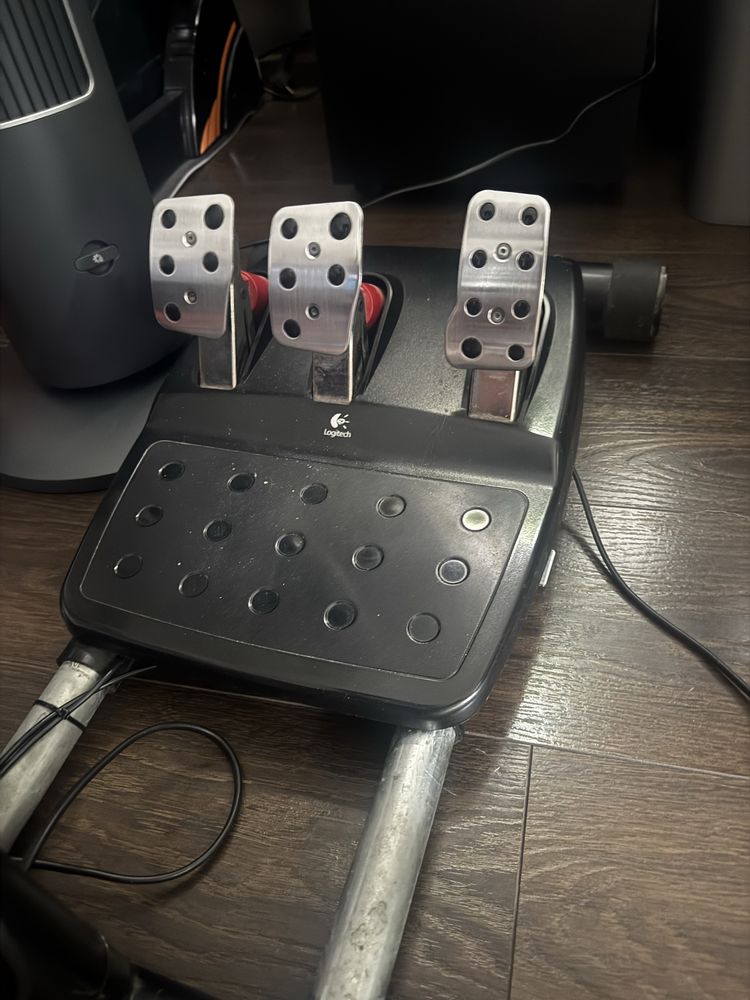 Logitech G27 Shifter Stojak Pedały ETS2/ATS Button Box+Manetki SIMSet