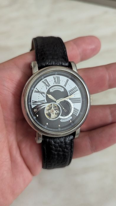 Часы Romanson automatic, годинник скелетон