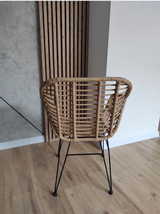 Krzesła rattan 4 sztuki