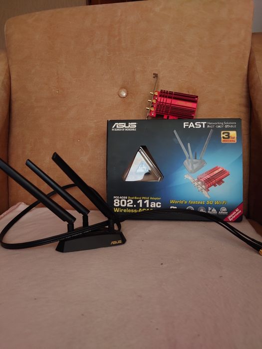 Топовий wi-fi адаптер ASUS PCE AC68