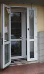 Двері алюміній, вхідна група, Ширина: 125,5 см Висота: 240 см