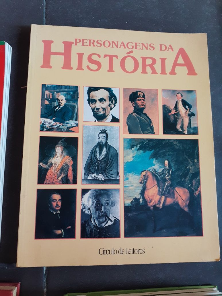 Livros História portugal, futebol e outros: conj 8