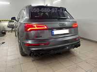 Диффузор заднего бампера Audi Q5 SQ5 FY 80A 2016 2017 2018 2019 2020