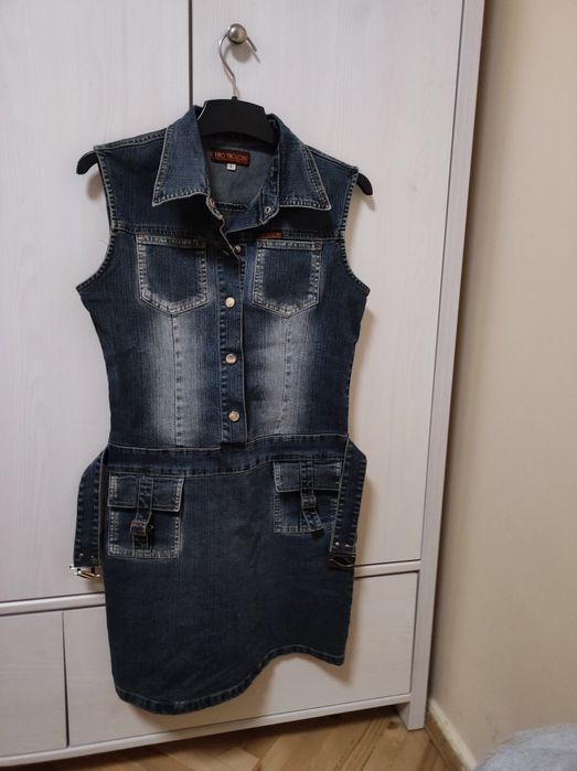 Джинсовий сарафан (S)