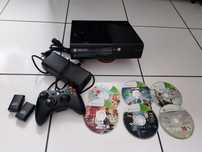 Konsola Xbox 360 E komplet z grami padem 2x akumulator 320 gb