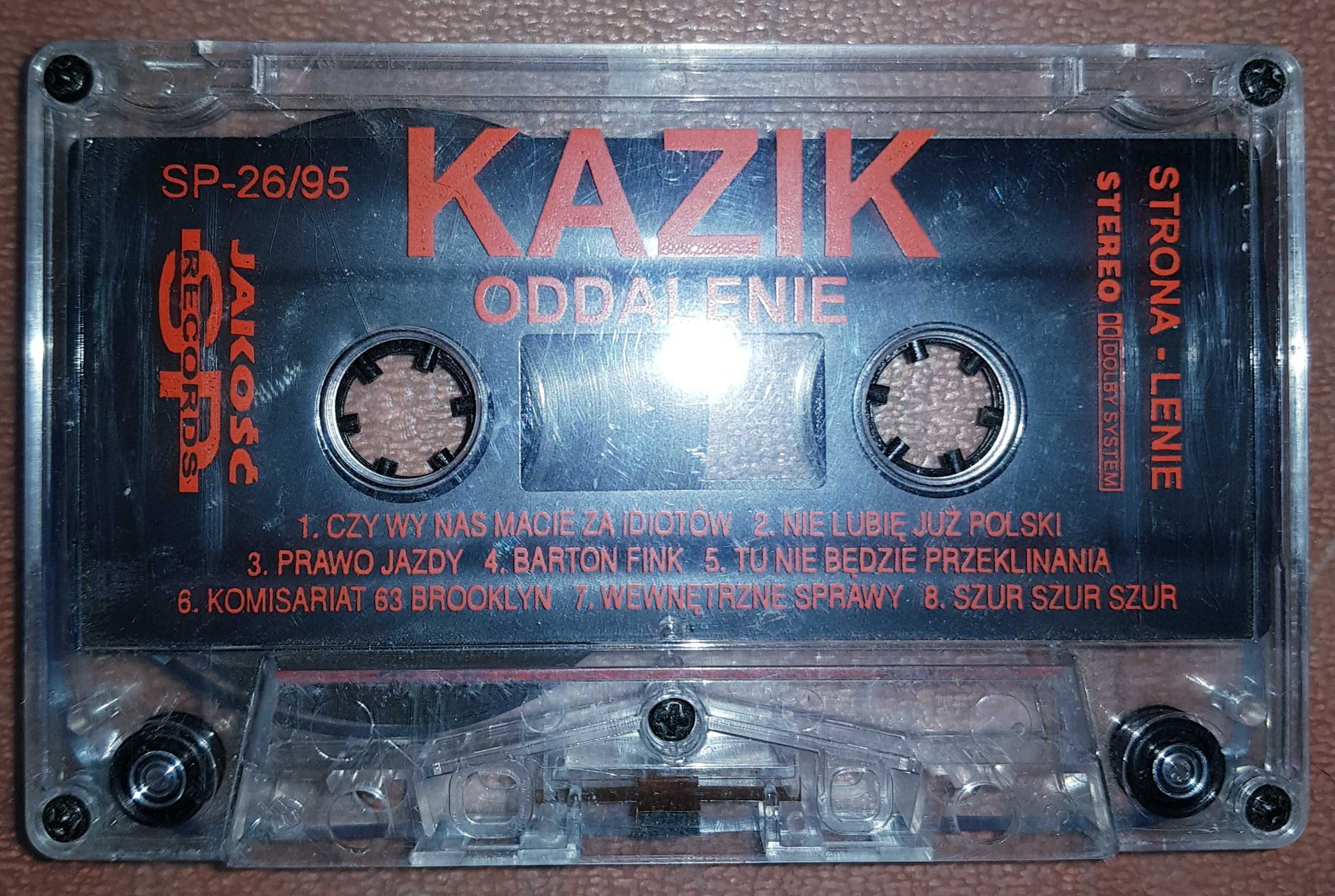 Kazik - Oddalenie  SP Records SP-26/95 - oryginalna kaseta audio!