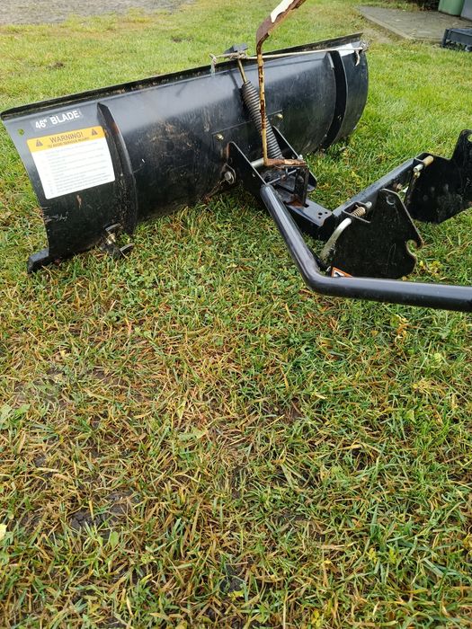 Pług do śniegu do traktorka lub quada