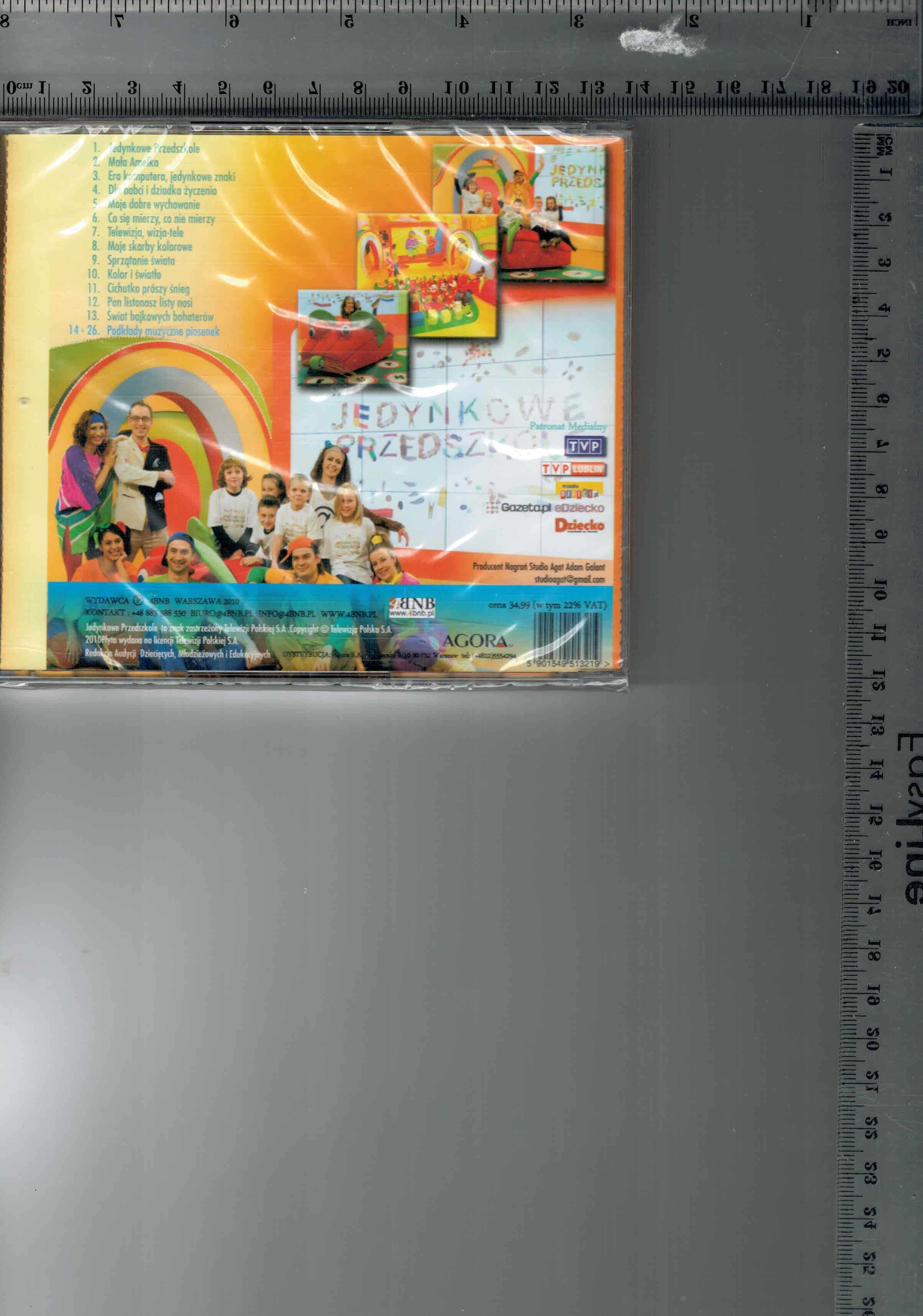 Jedynkowe przedszkole. Piosenki Vol.1 Różni wykonawcy CD