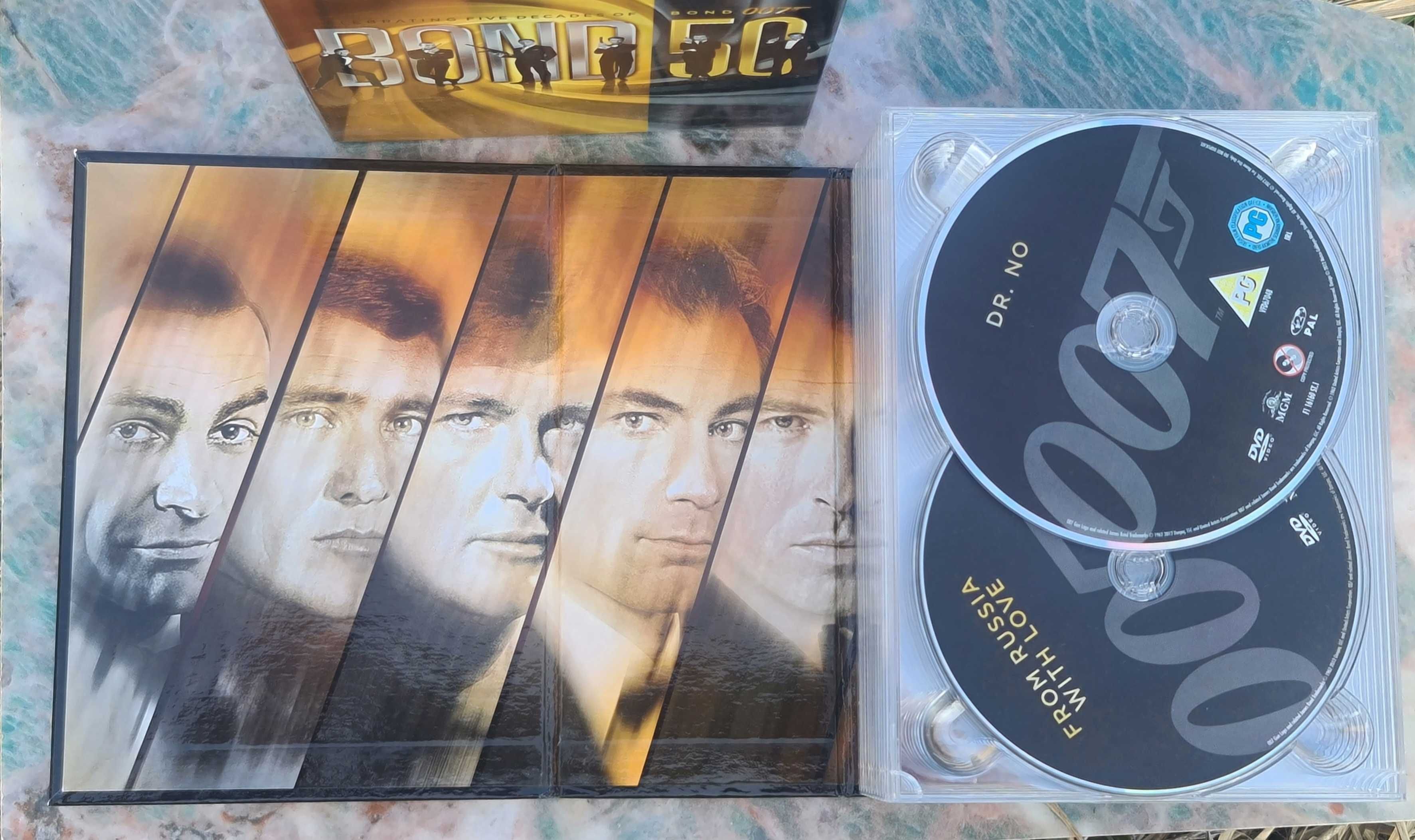 Колекція фільмів Джеймс Бонд 007 James  Bond 50 Box