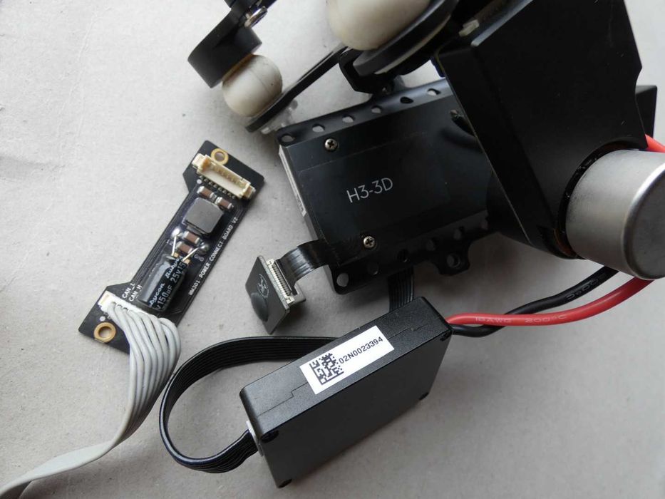 DJi Gimbal DJi Zenmuse H3 3D + GCU + placa de interferencias;