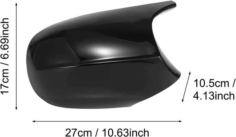 BMW E90 E91 E92 93 LIFT LCI nakładka lusterka M3 CZARNY POŁYSK