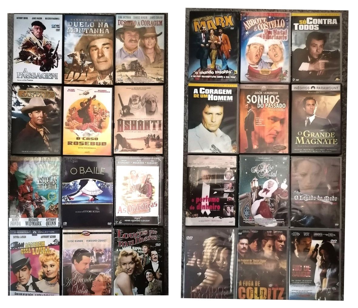 Lote 132 DVD's originais (LOTE 30)