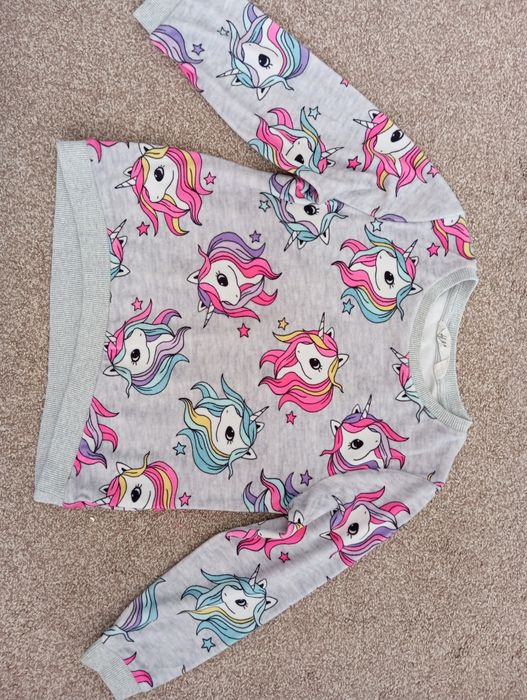 Pluszowa bluza H&M rozm 104