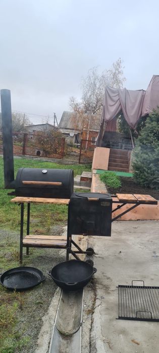 Мангал з пічкою рещіткою срочно