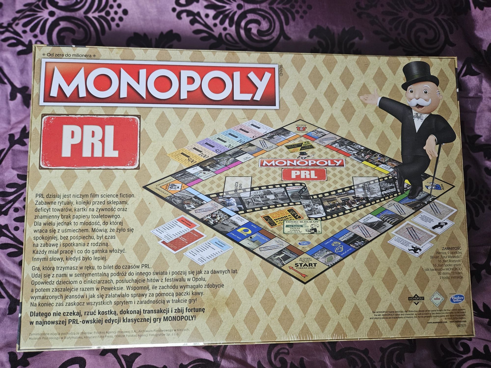 Gra Monopoly PRL nowa ofoliowana