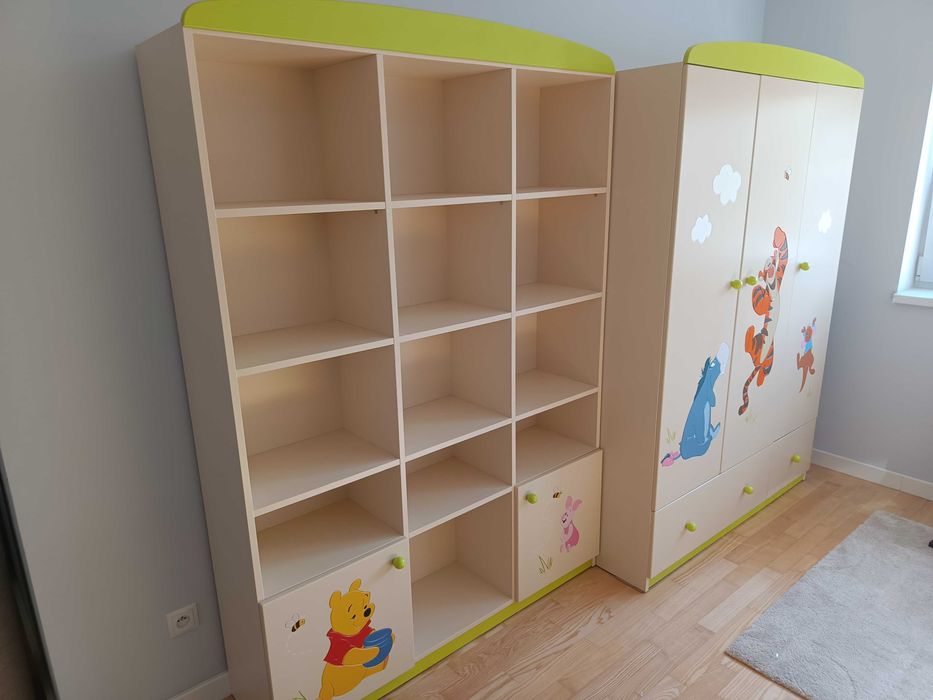 Meble do pokoju dziecięcego "Kubuś Puchatek" polskiej firmy "Meblik".