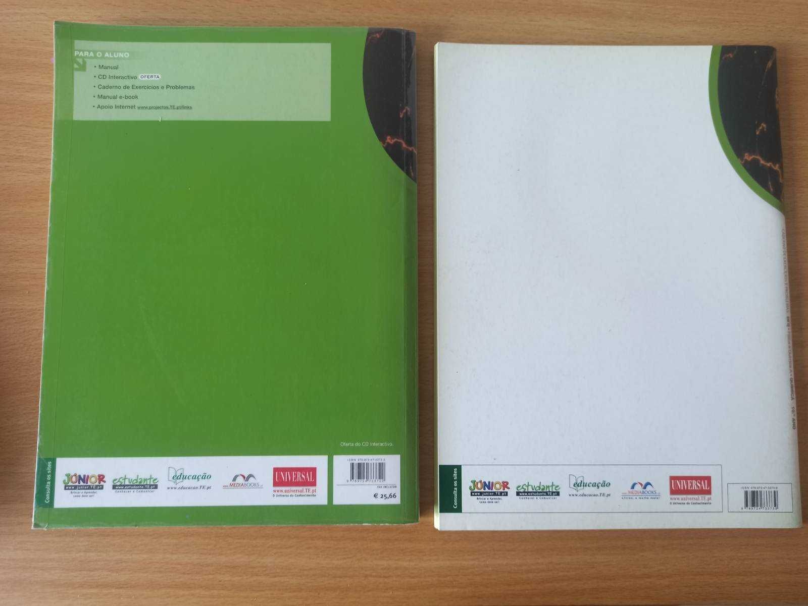 Manuais Escolares + Caderno de Atividades 10º Ano e 11º Ano