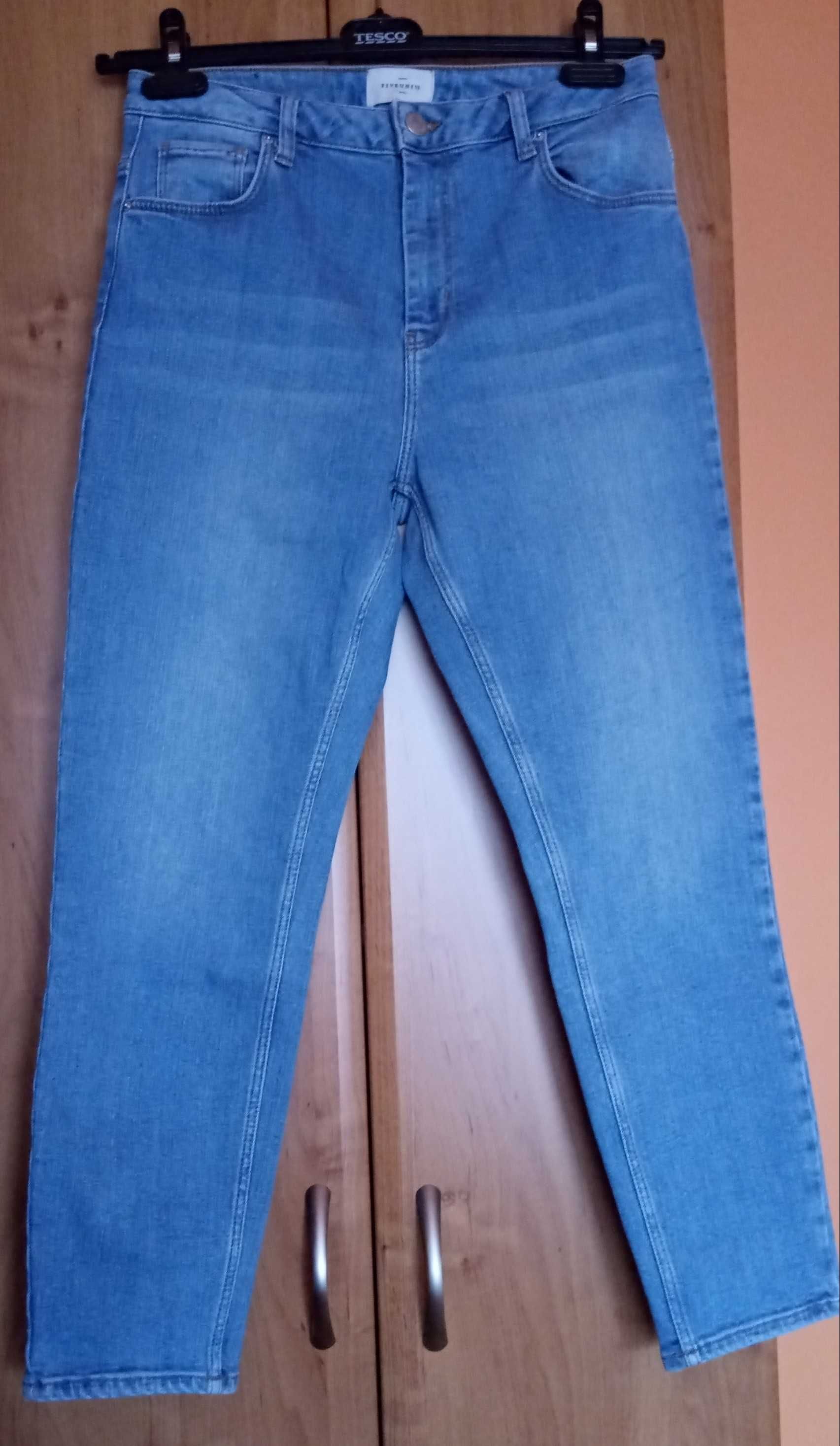 Spodnie jeans Fiveunits, rozm 27, kolor Jasny Niebieski.