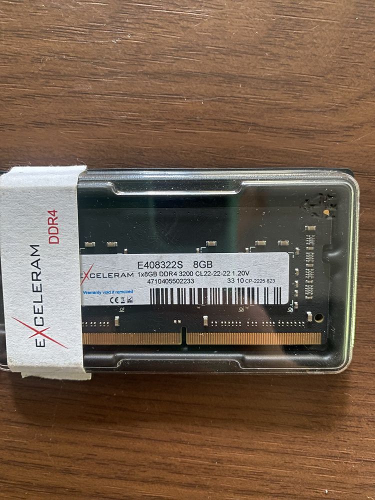 Модуль памʼяті для ноутбуку SoDIMM DDR4 8GB 3200MHz eXceleram