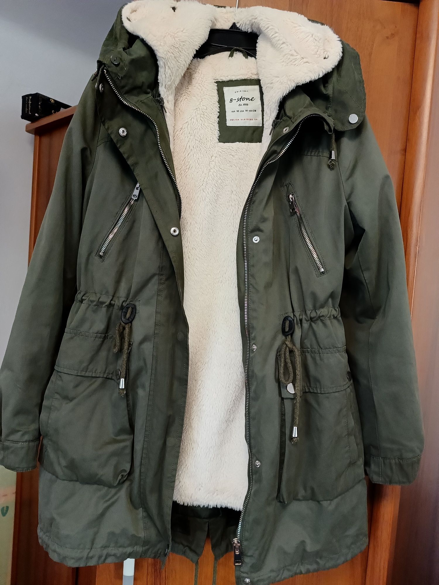 Kurtka parka 2w1 ocieplana misiem G stone