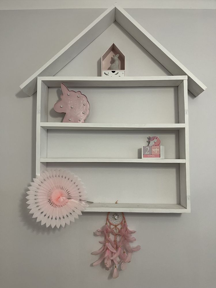 Półka regał domek handmade