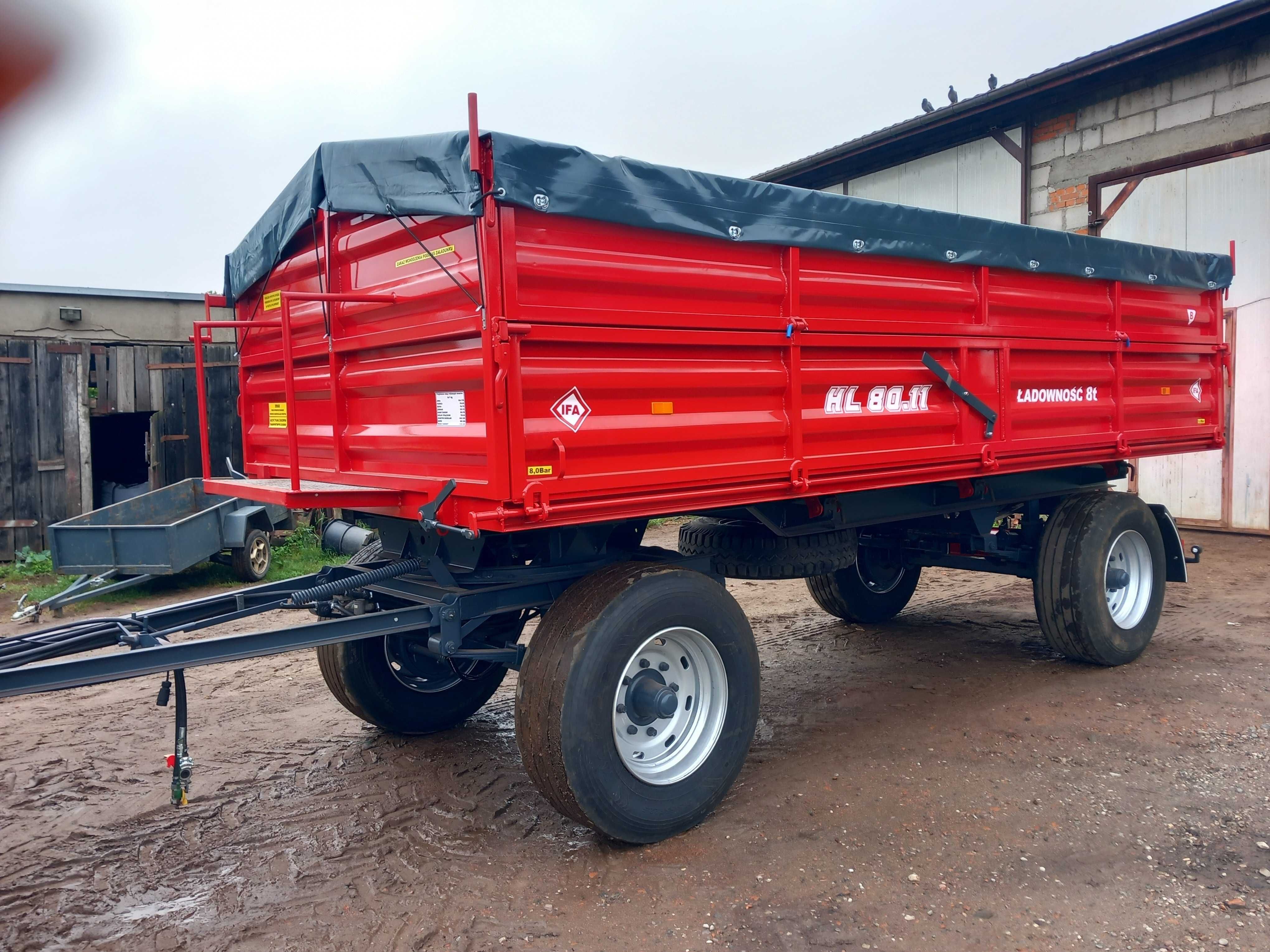 Przyczepa rolnicza HL 8011, HW, Autosan