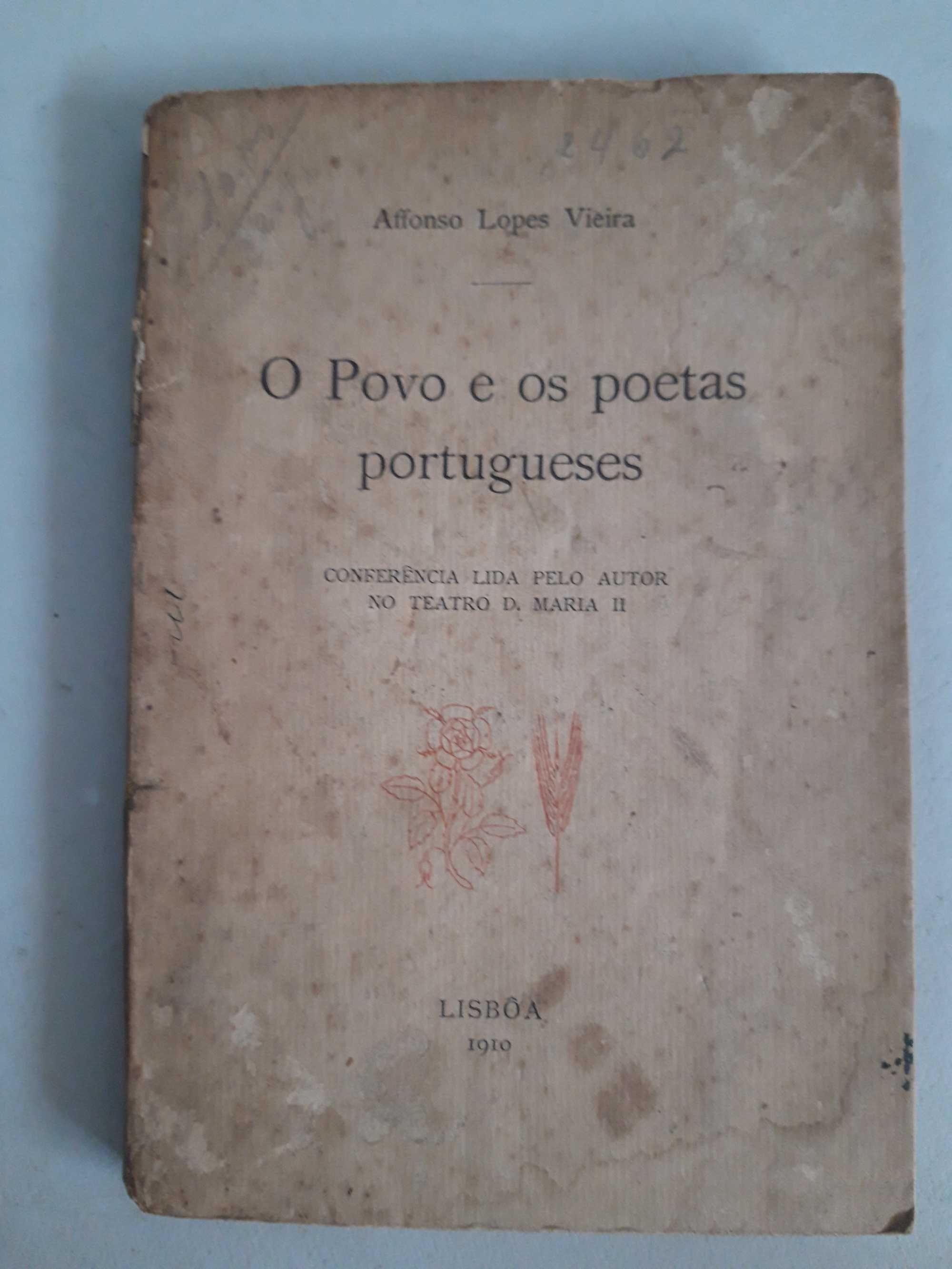 Livro - O Povo e os Poetas portugueses