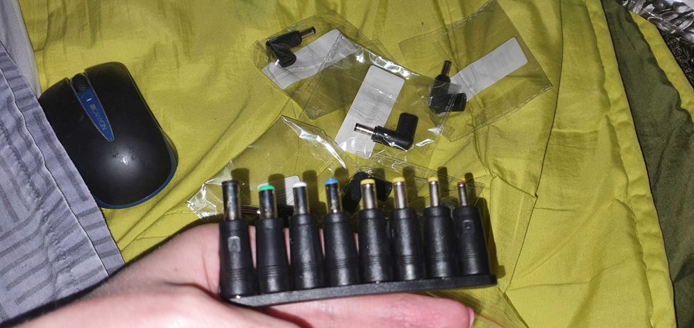 Переходник, адаптер USB type-C на DC 5.5*2.1 19.5V ,набор штекеров пер