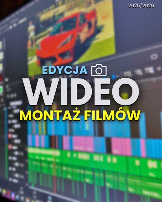 Montaż filmów / Edycja wideo YouTube, Instagram, TikTok, Dobra cena!
