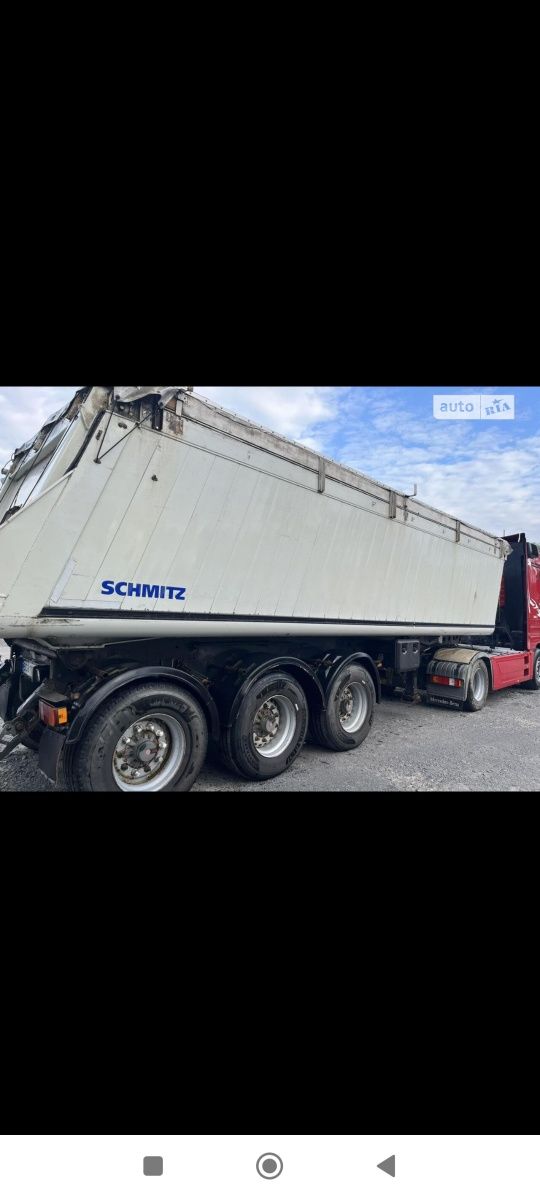 Mercedes Actros 2010 з напівпричепом SCHMITZ 2008 36 кубів 13.500 тара