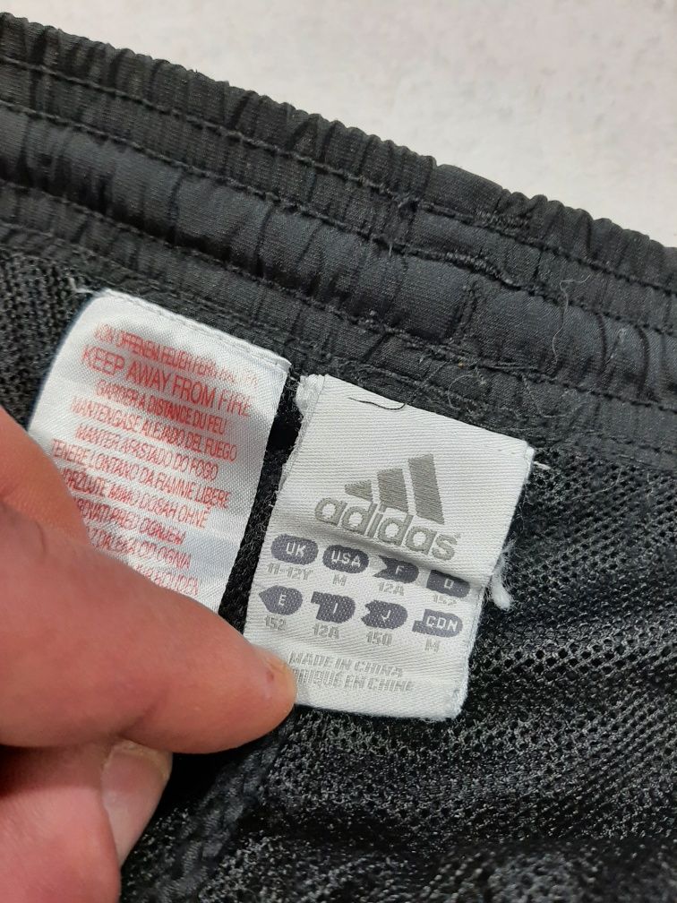 Spodnie Dresowe Męskie Adidas Rozpinane r. 11-12Y M Sweatpants Zipper