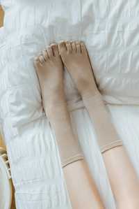 Високі однотонні шкарпетки з пальцями 36-40 розмір five finger socks