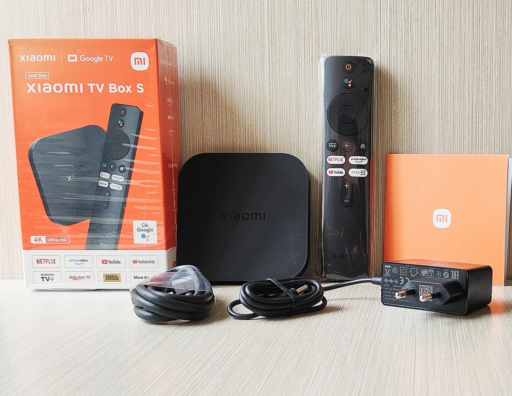 Xiaomi Mi Box S 4K (2 gen), приставка, тв бокс, медиа плеер, mdz-28-aa