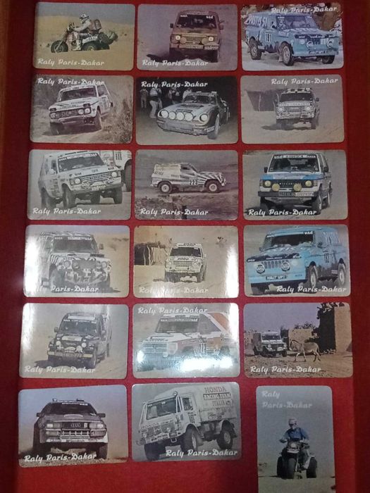Calendários de Bolso Paris Dakar 1986