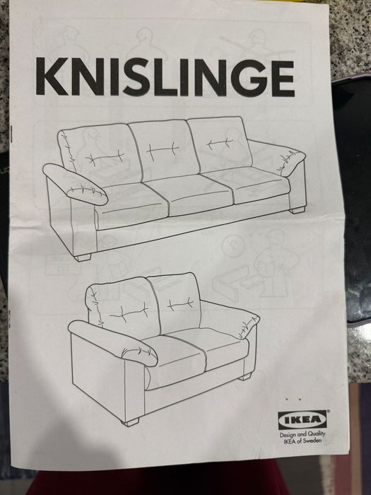 Sofá Knislinge IKEA 3 lugares