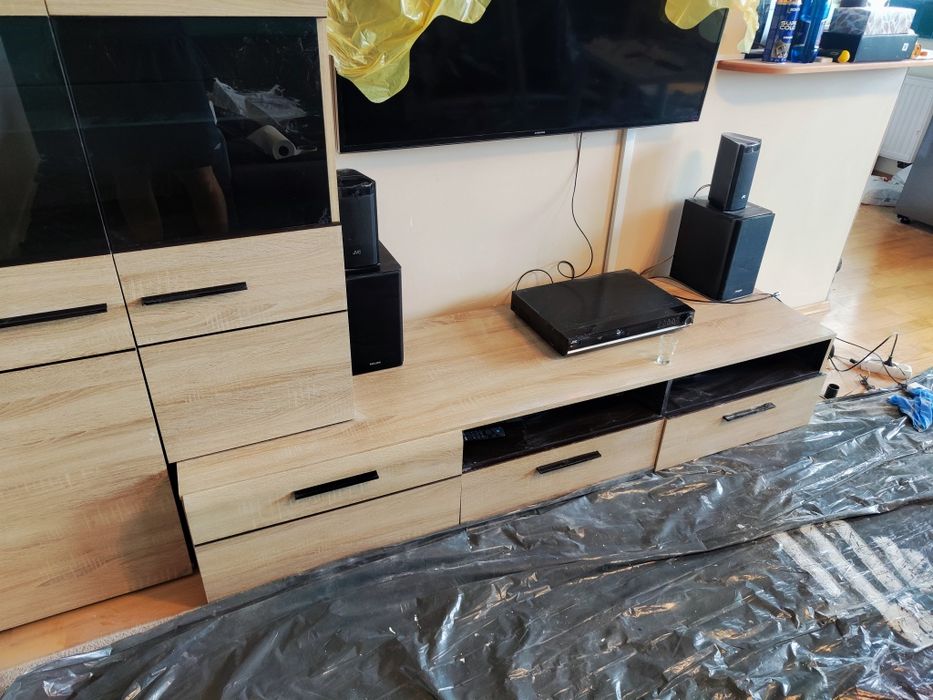 Komplet mebli BRW dąb Sonoma używany oddam tanio