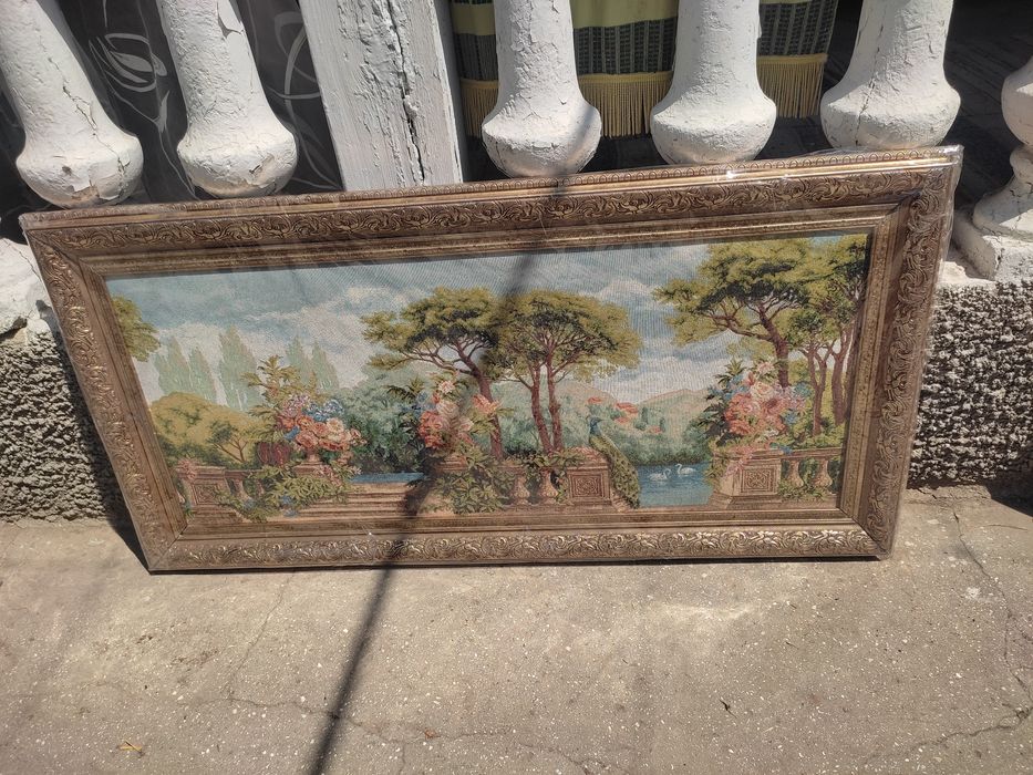 Картина тканевая объёмная с рамкой