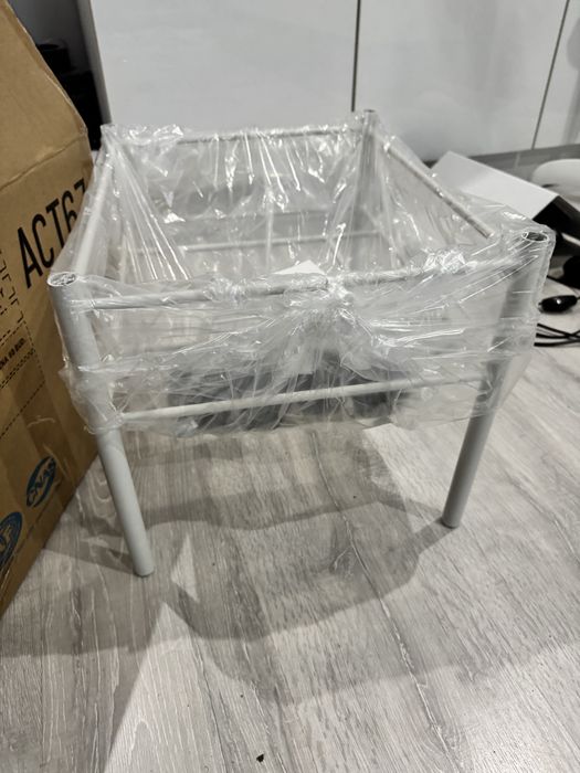 Brodzik do pedicure prosty z kółkami