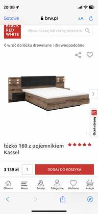 Sprzedam łóżko sypialniane Kassel BRW