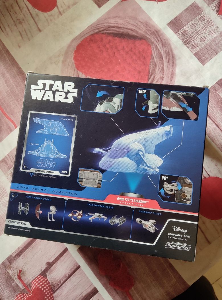 Nave slave one micro Galaxy squadron star Wars Nova selada